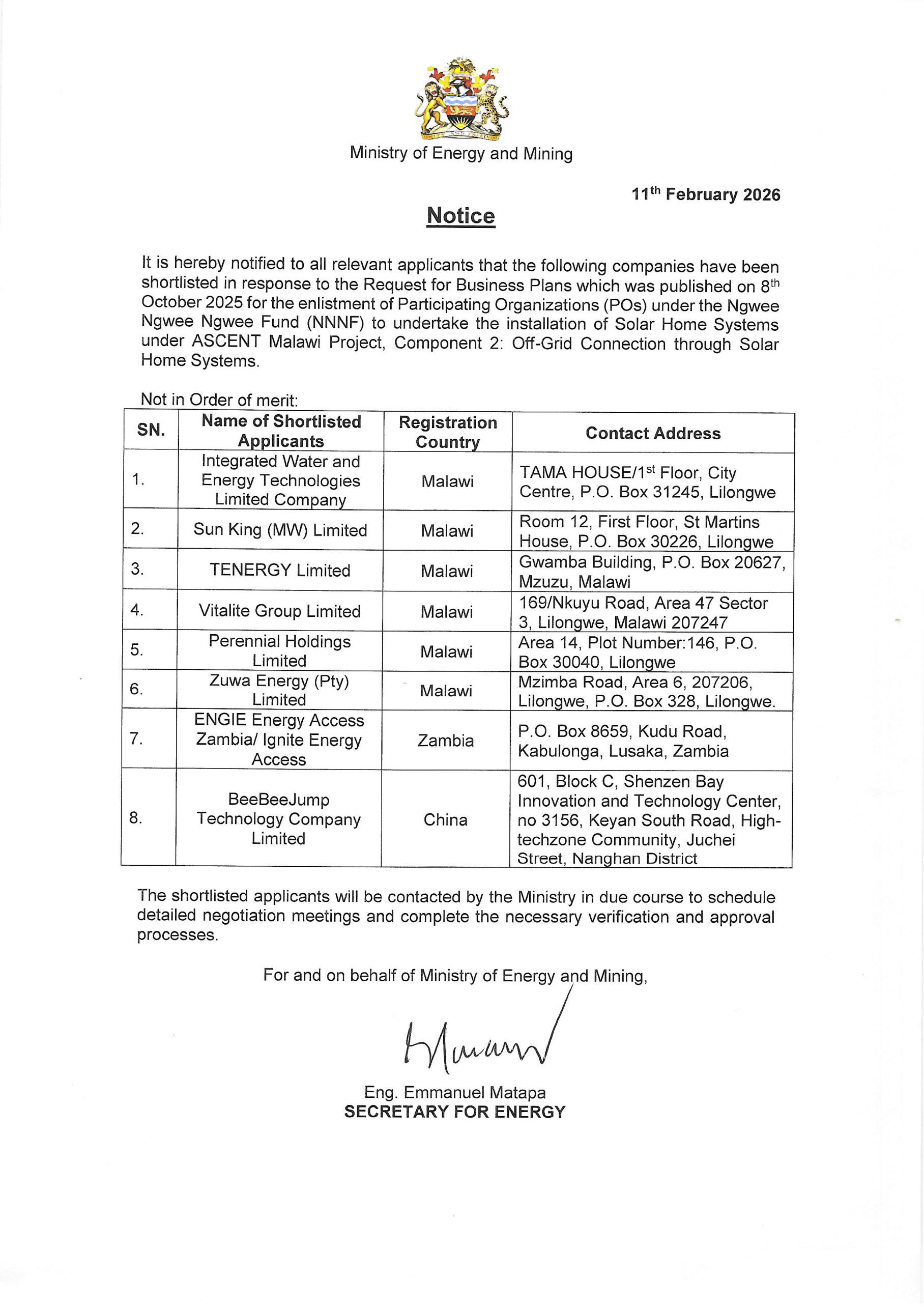 ASCENT Programme